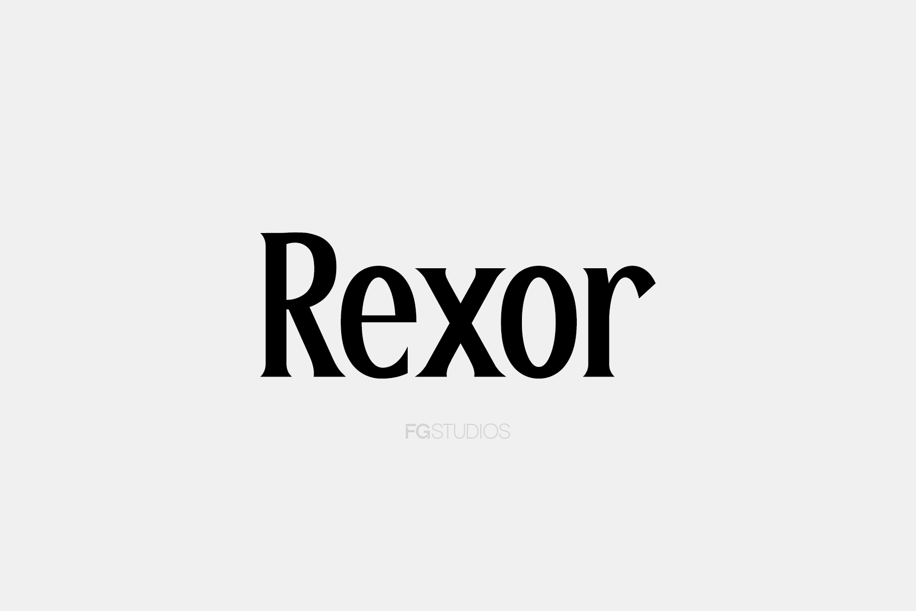Rexor Pro Font