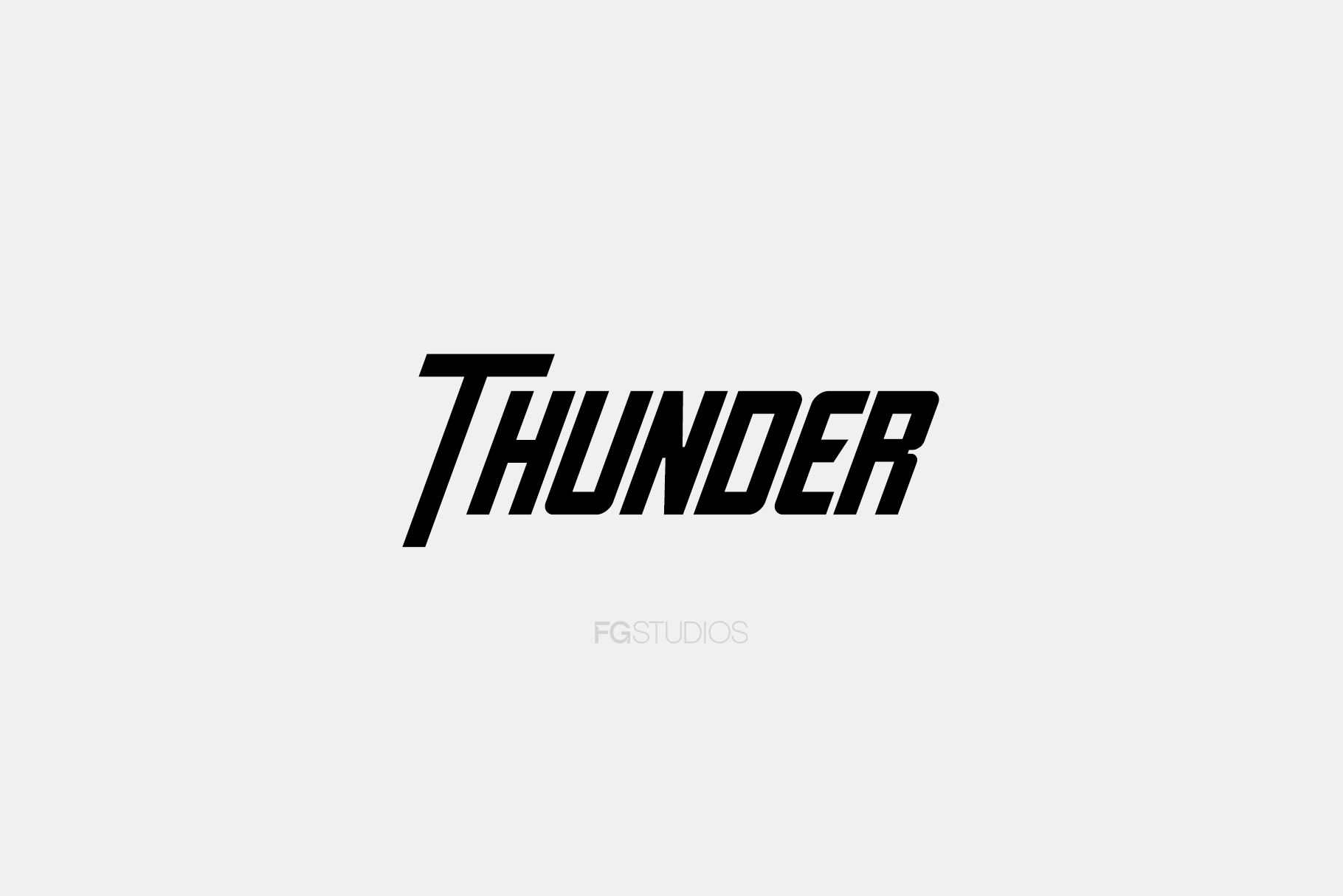 Thunder Pro Font