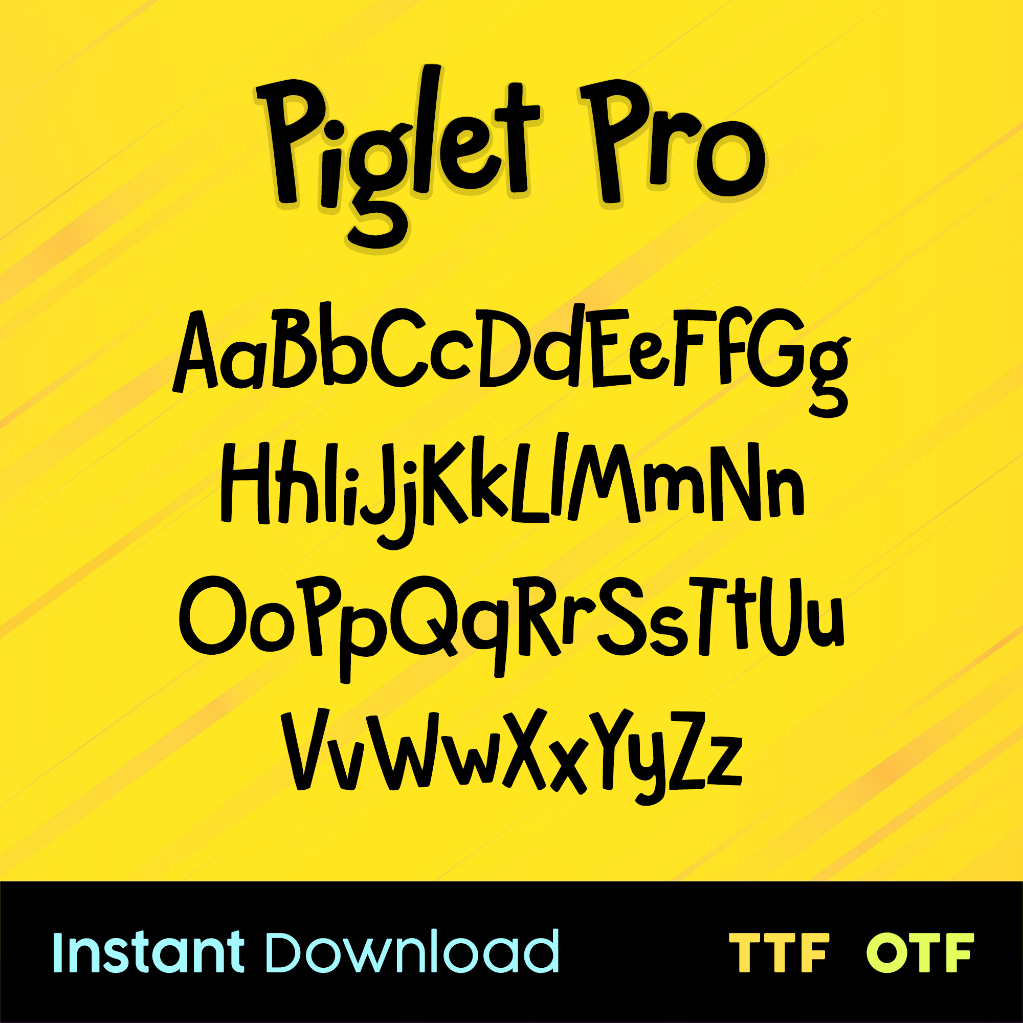 Piglet Pro Font