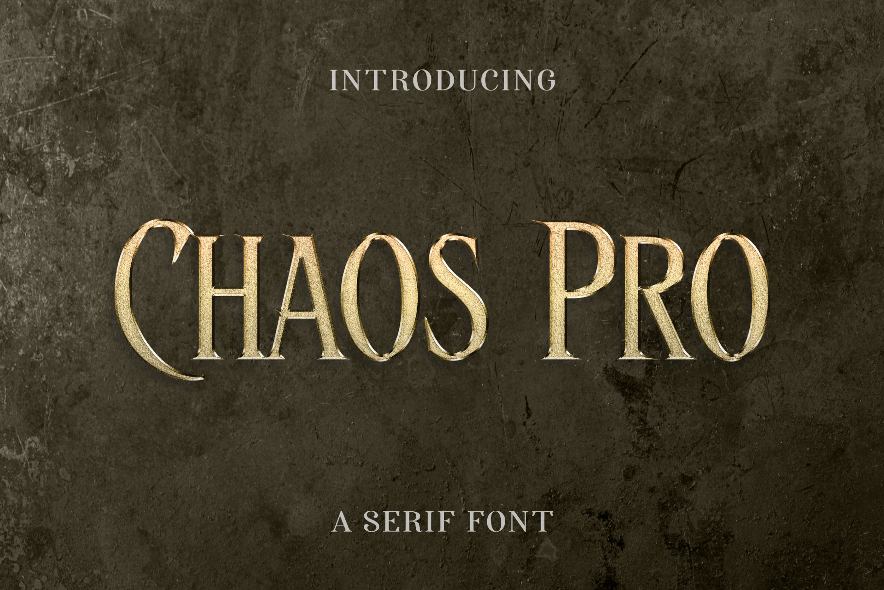 Chaos Pro Font